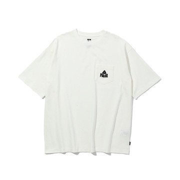 日本限定POLER FUZZY STUFF RELAX FIT POCKET TEE 刺繡口袋T /白