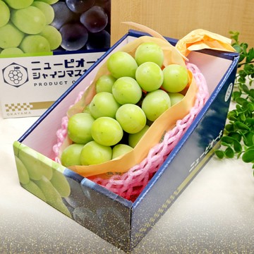 WANG蔬果 日本麝香無籽葡萄(1房禮盒_400-450g/串)