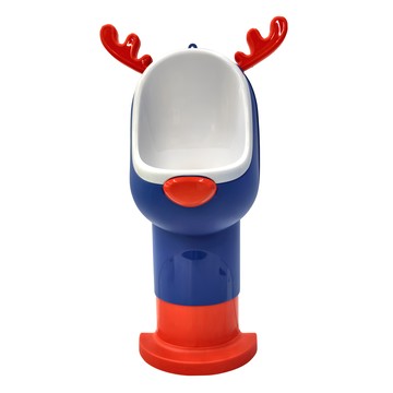 兒童小便斗 學習馬桶 成長型 PP材質 可掛設計  藍色  1個