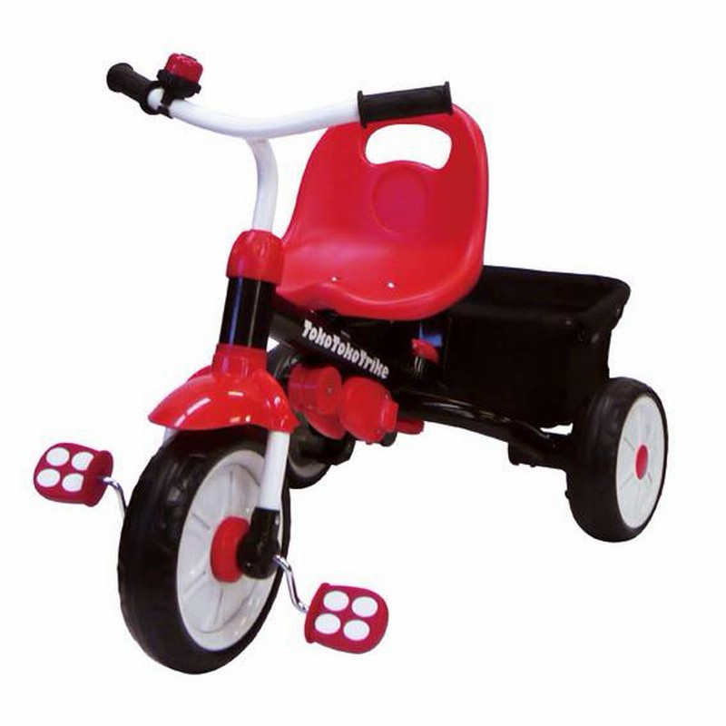 トコトコトライク 三輪車 レッド TokoTokoTrike キャノピー 子供