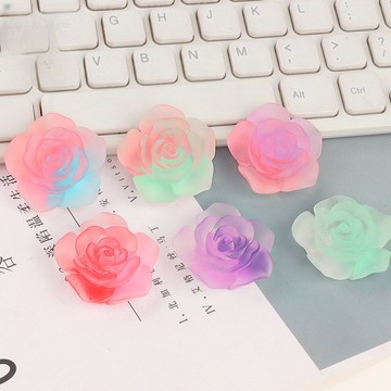 2號直播專享「關注有禮」新品夜光玫瑰花 半透磨砂瑰花 擺件 羊了個羊對對碰 手工DIY