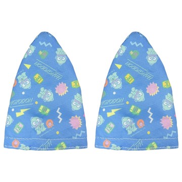 HANGYODON 人魚漢頓 安全帽內襯 2入組 100%聚酯纖維布  20 x 15cm  人魚漢頓 藍色