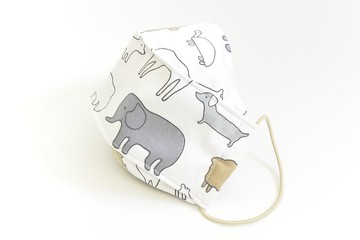 舟型口罩 - 動物