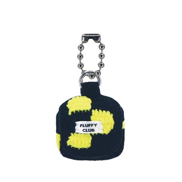 「將軍！」棋盤紋 AirPods 第四代保護套 (黑黃 / 巨型球鏈款)