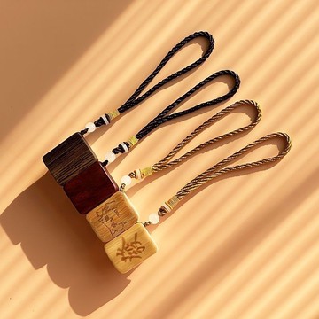 迷你掛繩文玩刷中國風高檔個性果手工精緻萬毛核桃包漿刷軟毛複古刷子 文玩刷 豬鬃刷 毛刷 刷子 包漿上色 萬毛刷 核桃刷子