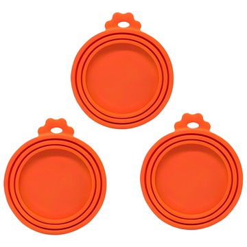 高精寵物 寵物罐頭蓋  顏色隨機  3個