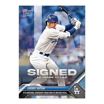 BEETLE SHOHEI OHTANI 大谷翔平 MLB TOPPS NOW OS21 棒球卡 二刀流 洛杉磯 道奇