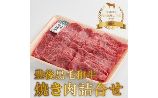  豊後黒毛和牛焼肉詰合せ約700g