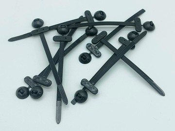 【車車共和國】汽車內襯扣 擋泥板扣 紮帶萬用卡扣穿心釘 內裝扣 紮帶式固定扣