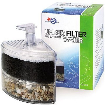 P老闆水族~UP 水世界 D-734 迷你水中過濾器 迷你水妖精 角落水妖精 三角水妖精 多層過濾