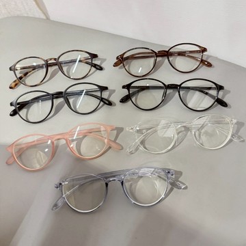 【Aa.chic】韓國超輕素顏眼鏡(七色).配件/眼鏡/素顏/輕巧/圓框/磨砂【C229068】