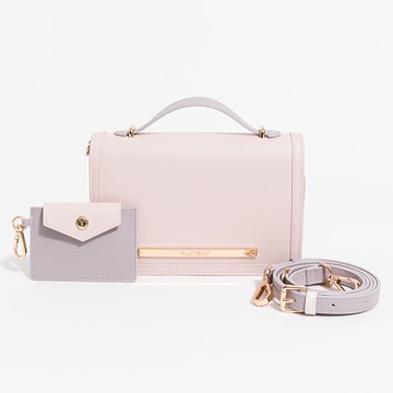 PLAYBOY - 手提包附長背帶  Encounter系列 - 粉色