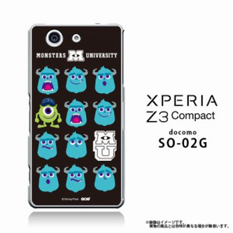 Xperia Z3 Compact So 02g クリアケース Disney ディズニー モンスターズインク サリーフェイス スマホケース Z3c 通販 Lineポイント最大1 0 Get Lineショッピング