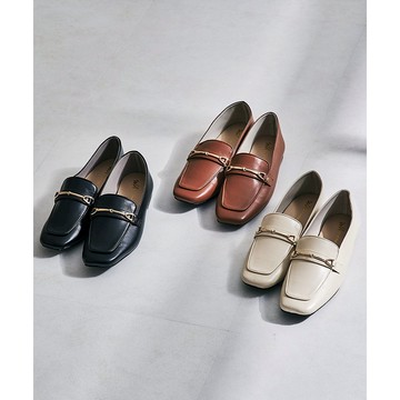 ORiental TRaffic 經典釦飾方頭樂福鞋 (日本OR女鞋 42108)