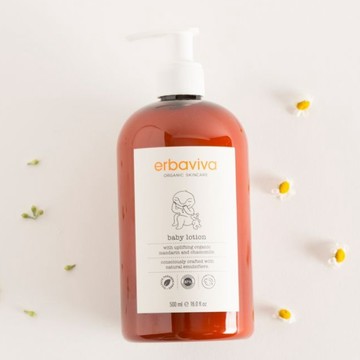 【專櫃正貨】美國 erbaviva 寶寶開心保濕乳 500ml 嬰兒保濕乳 身體乳液