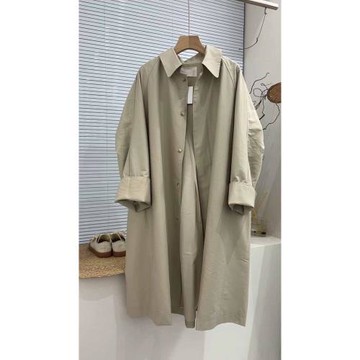 工裝風冷淡系杏色風衣春季2026年新款小香風富家千金高級感外套女