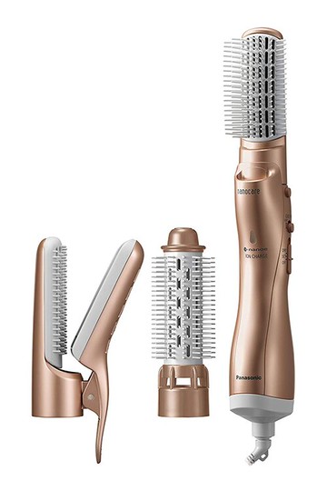 Panasonic【日本代購】 松下 梳子吹風機 奈米 負離子 整髮器 保濕 防靜電 EH-KN89-PN - 玫瑰金