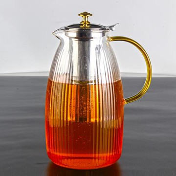 超大加厚玻璃茶壺耐熱過濾網網紅泡茶壺防爆套裝明火家用煮茶餐廳