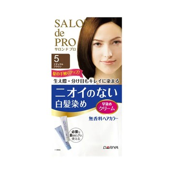 日本DARIYA 無味型專業染髮劑(自然褐)40g+40g