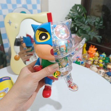 《蠟筆小新》帥慘!!!!!!｜半機械動感小新積木