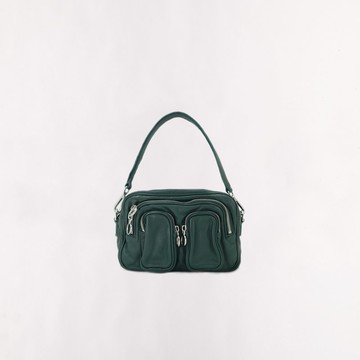 夏季出海Agnes 柔韌真皮輕搖滾斜背包__附長短帶