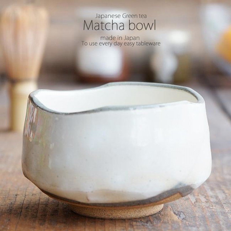 虫明焼 曙窯 色絵 白梅 茶碗 共箱 共布 栞 茶道具 抹茶碗 ※海外発送の