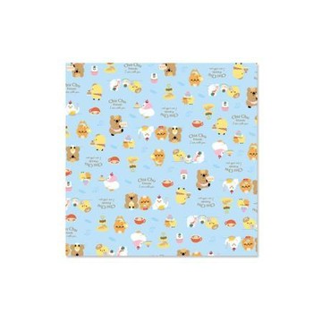 珠友Chuyu印花雙面色紙50入/15x15cm/PP-24076/150x150x5mm