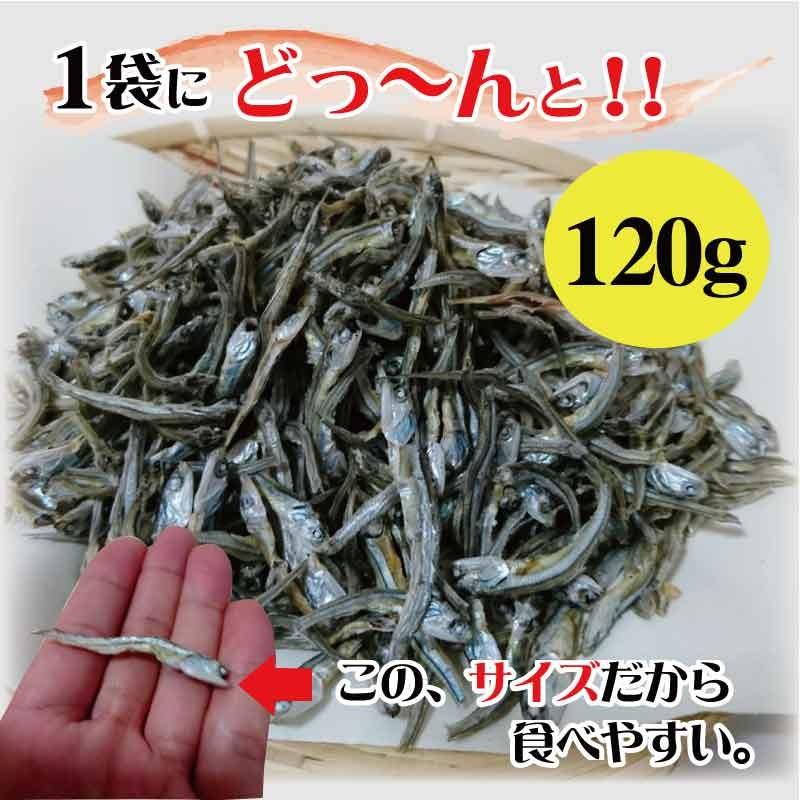 食べる煮干　120ｇ× 2個セット　にぼし　無添加　いわし