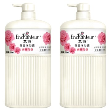 Enchanteur 艾詩 芬香沐浴露 浪漫花香  1L  2瓶