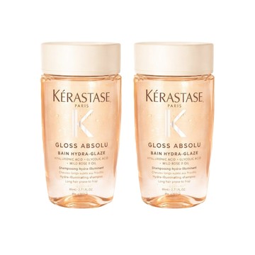 【KERASTASE 卡詩】釉光香頌玫瑰護髮浴 80ml_2入組