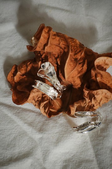 脈 開口戒 /// 925純銀