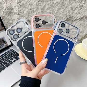 鏡頭支架 送鏡頭貼 保護殼 磁吸防摔殼 適用於 iPhone 17 16 15 14 13 12 Pro max 手機殼