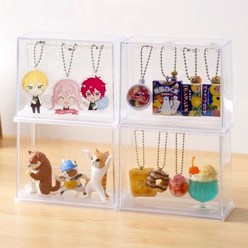 日本INOMATA 日本製吊飾公仔展示收藏盒 6入組