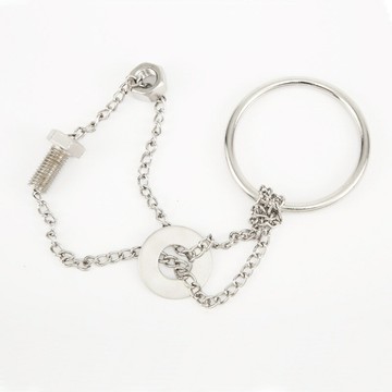 異志解密-puzzle-疊心鋅合金解環解鎖益智玩具星云鎖鏈智力解環扣