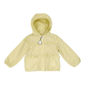 Moncler Enfant Kids 嬰幼兒萊姆色連帽外套