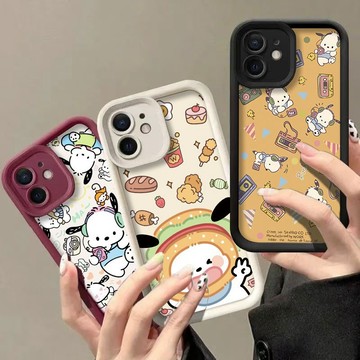 卡通漢堡帕恰狗 OPPO A5 5G A3 PRO A9 AX5 AX7 A3X 4G A15 A31 A35 手機殼