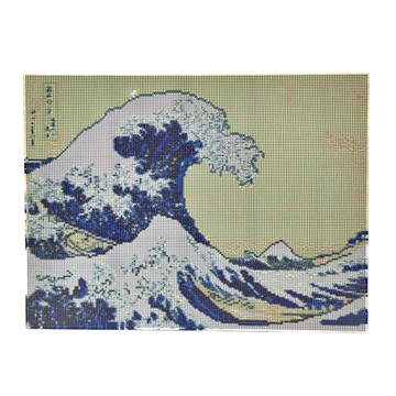 ArtLife 藝術生活 鑽石畫 GJ5715 40 x 50cm 神奈川沖浪裏 6歲以上適用  1個  神奈川沖浪裏 多色