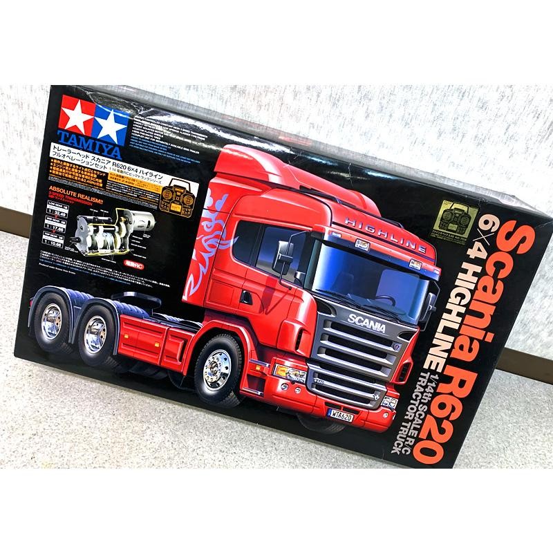 1/14RC スカニア R620 6X4 ハイライン フルオペレーションセット-