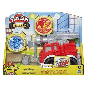 【W先生】培樂多 Play-Doh 黏土 車輪系列 消防車遊戲組 安全 無毒 食用色素 HF0649