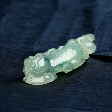 冰綠翡翠貔貅 | 天然緬甸玉翡翠A貨 | 送禮