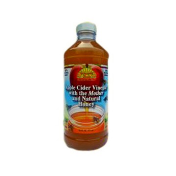 Apple Cider Vinegar With Mother & Honey 16 oz by Dynamic Health Laboratories