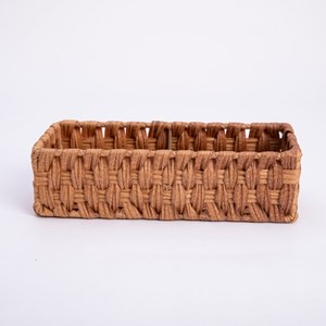 查莉編織收納籃 竹紋細長形