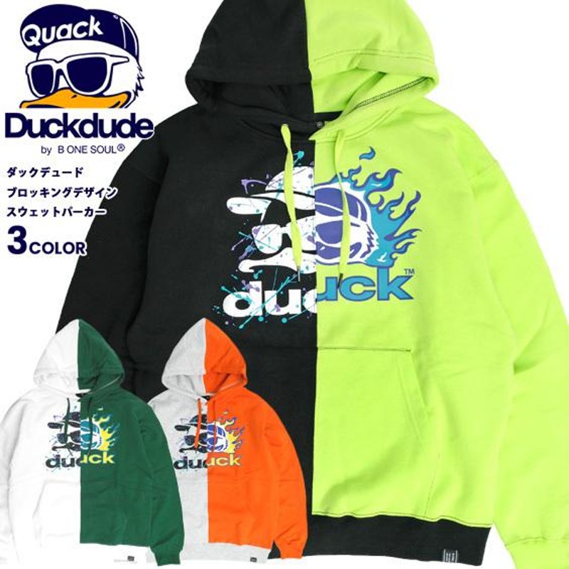 DUCK DUDE パーカー ダックデュード 2021AW ブロッキング