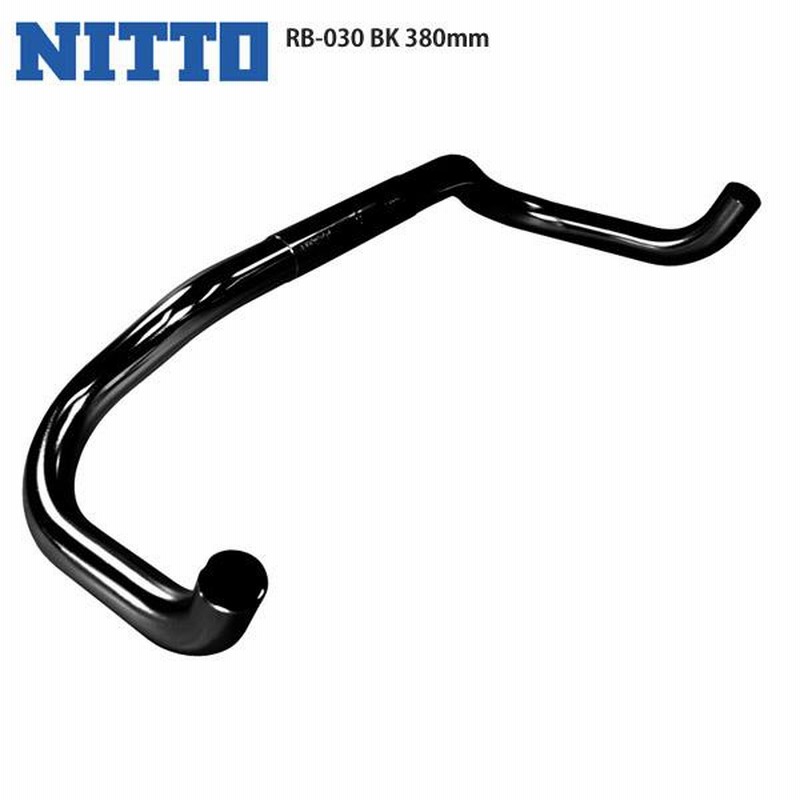 日東 NITTO トラック カーボンハンドル 380mm - パーツ