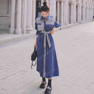 ワンピース レディース マキシワンピース ロング丈 Aライン シャツワンピース 秋 長袖 オシャレ 結婚式ドレス 大人可愛い 通販 Lineポイント最大get Lineショッピング