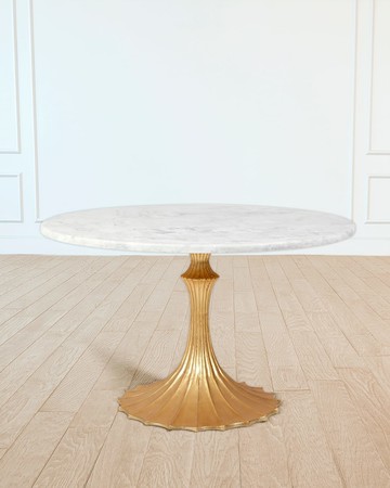 48" Marble Top Dining Table