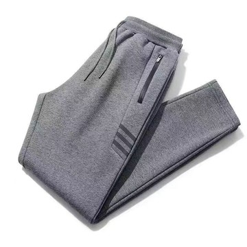 春秋男士上班工作服休閒褲耐穿耐髒耐磨運動褲口袋拉鍊防盜直筒褲 秋冬季長褲 男長褲秋天 男長褲休閒 男長褲大尺碼