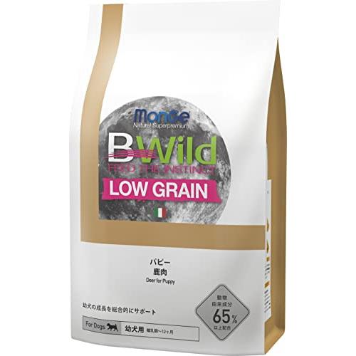 Bwild パピー 鹿肉 幼犬の成長を総合的にサポート LOW GRAIN ローグ 