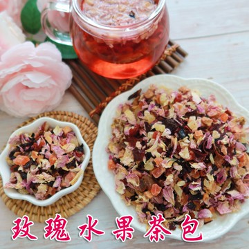 玫瑰水果茶茶包 玫瑰果粒茶包 20入 水果茶 果粒茶 花茶 無咖啡因 【正心堂】