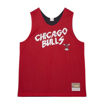 Mitchell & Ness NBA TEAM GLORY REVERSIBLE MESH TOP BULLS 男 籃球背心 TP10120-CBUBLCK